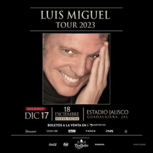 ¡Oficial! ¡Luis Miguel anuncia su segunda fecha en Guadalajara!